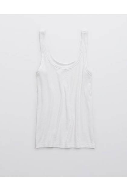 Aerie No BS Tank Top White