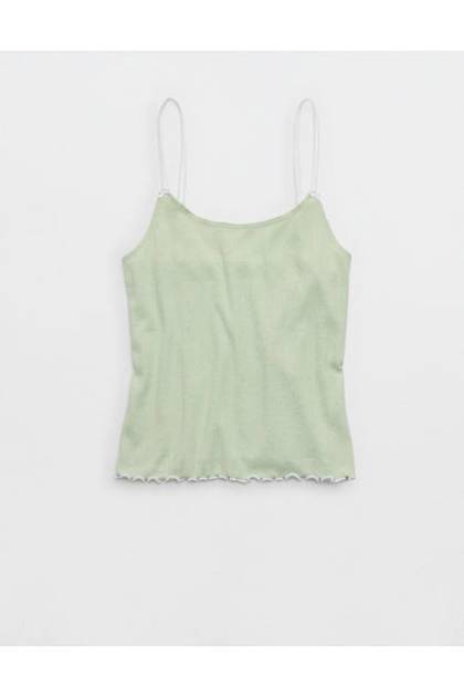 Aerie Pointelle Pajama Tank Top Aloe