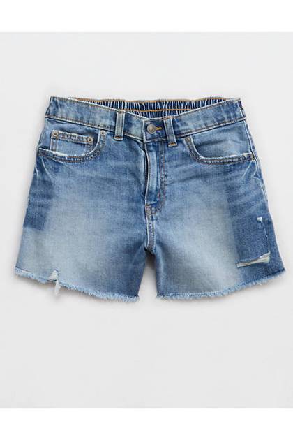 Aerie Daydream Denim Short Medium Indigo Wash