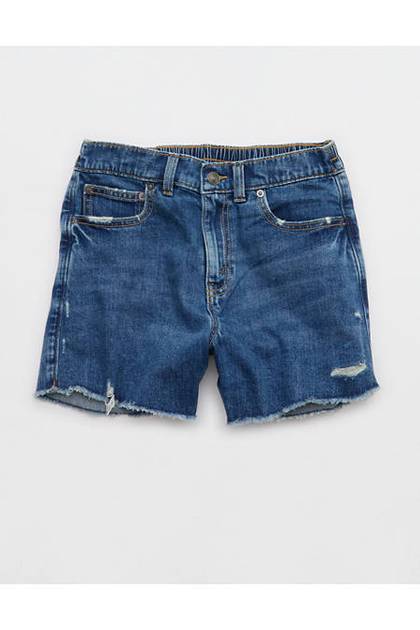 Aerie Daydream Denim Short Rocky Blue