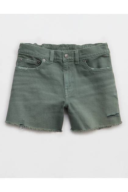 Aerie Daydream Denim Short Royal Palm