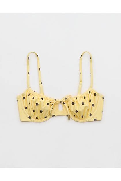 Aerie Unlined Underwire Bikini Top Citron