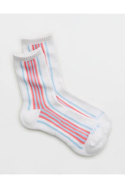 OFFLINE By Aerie Crew Socks White