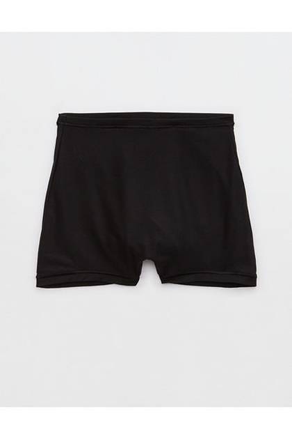 SMOOTHEZ Everyday Mid Rise Boyshort Underwear True Black