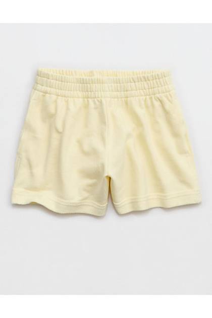 Aerie Vacay Short Cozy Yellow