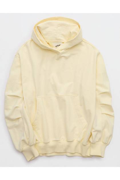 Aerie Jet Setter Hoodie Cozy Yellow