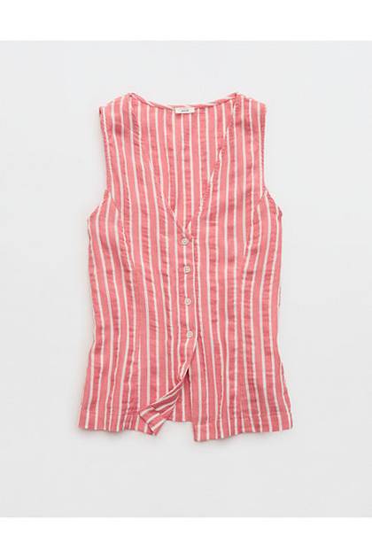 Aerie Day-Off Vest Rusty Peach