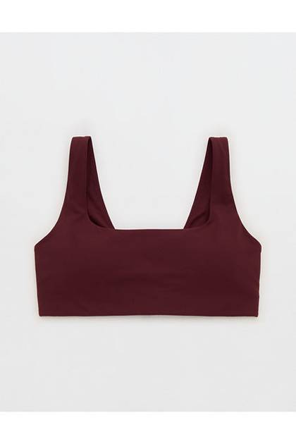 OFFLINE By Aerie Real Me XTRA Classic Sports Bra Royal Berry