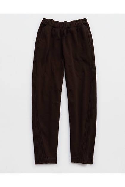 Aerie Oh Snap! Barrel Sweatpant Deep Earth
