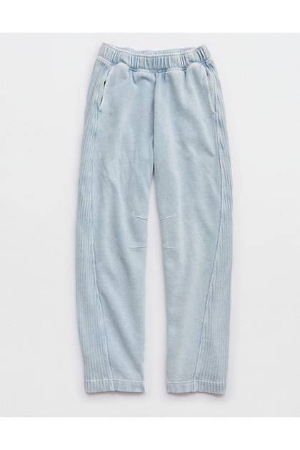 Aerie Oh Snap! Barrel Sweatpant Cloud Wash
