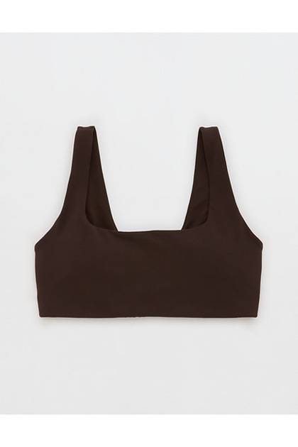 OFFLINE By Aerie Real Me XTRA Classic Sports Bra Deep Earth