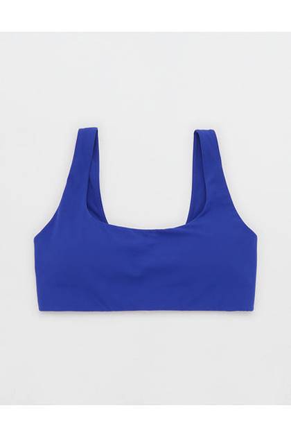 OFFLINE By Aerie Real Me XTRA Classic Sports Bra Deep Cobalt