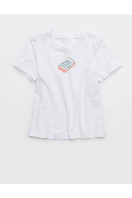 Aerie Vintage T-Shirt Raw White