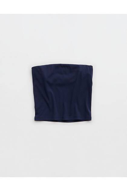 OFFLINE By Aerie Thumbs Up Heavyweight Tube Top Royal Navy