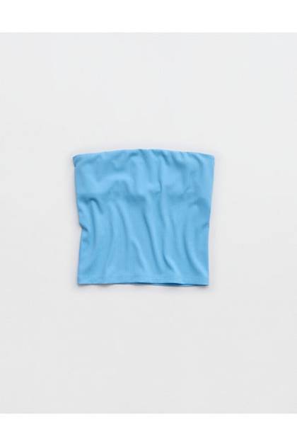 OFFLINE By Aerie Thumbs Up Heavyweight Tube Top Moody Blues