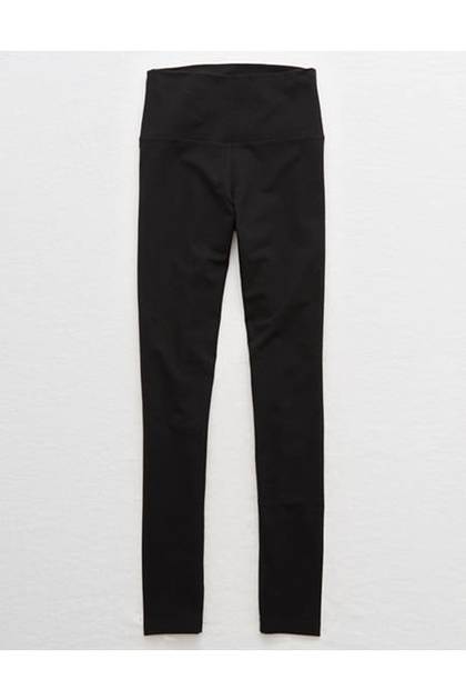 OFFLINE By Aerie OG Cotton High Waisted Legging True Black