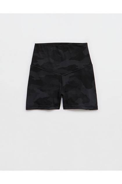 OFFLINE By Aerie Real Me XTRA High Waisted 3" Bike Short Black Charcoal