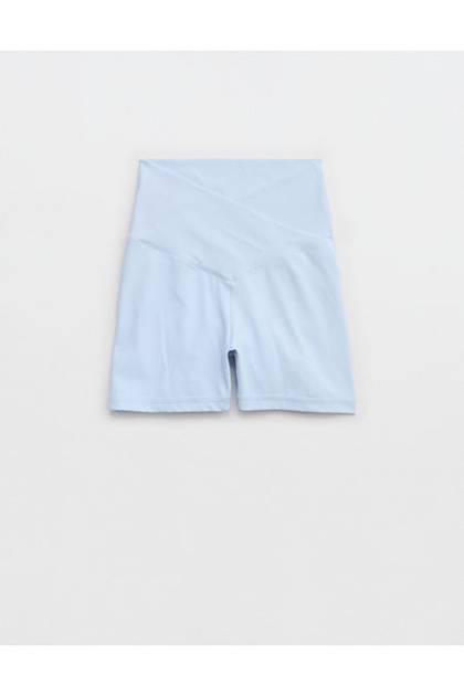 OFFLINE By Aerie Real Me Crossover 3" Bike Short Eyelet Blue