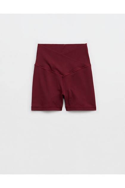OFFLINE By Aerie Real Me Crossover 3" Bike Short Deep Ruby
