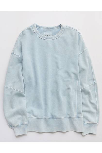 Aerie Go-To Sweatshirt Cloud Wash