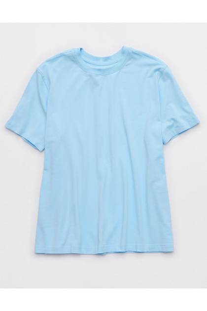 OFFLINE By Aerie Let's Stretch Oversized T-Shirt Divine Blue