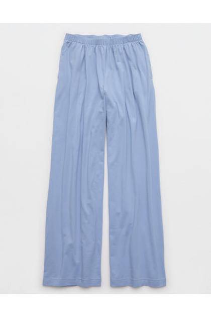 Aerie Dream Jersey Trouser PJ Monaco Blue