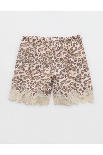 Aerie Night Out Satin Lace Boxer Cake Batter