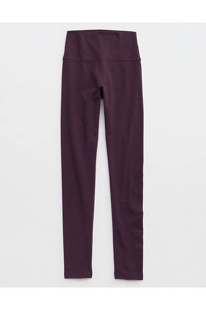 OFFLINE By Aerie OG Cotton High Waisted Legging Cool Berry