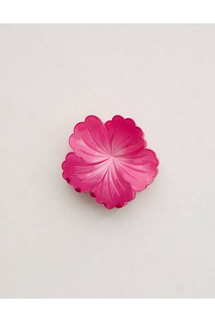 Aerie Hibiscus Flower Clip Pink
