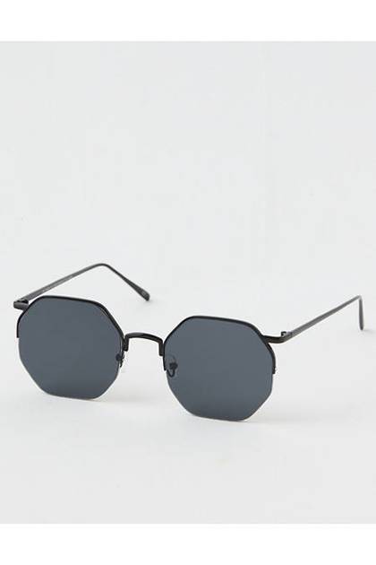 Aerie Movin' N Groovin' Sunglasses Black