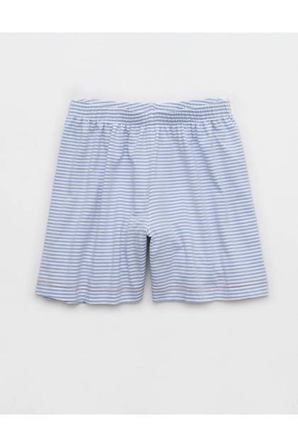 Aerie Dream Jersey Pajama Boxer Monaco Blue