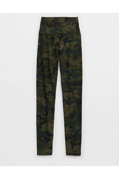 OFFLINE By Aerie Real Me High Waisted Crossover Legging Olive Daze