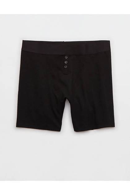 Superchill Cotton High Waisted Boyshort Underwear True Black