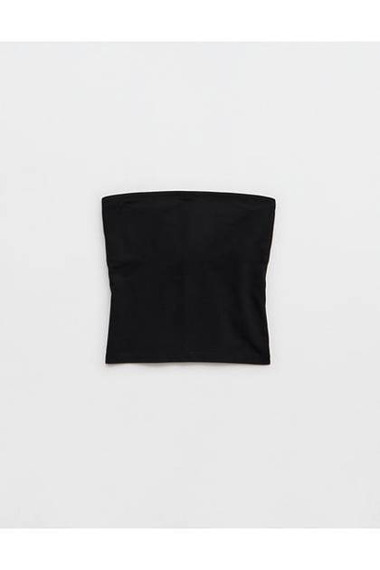Aerie Happiest Tube Top True Black