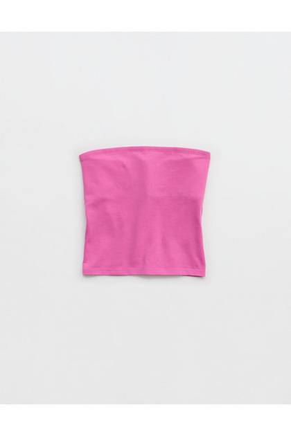 Aerie Happiest Tube Top Hot Fuchsia