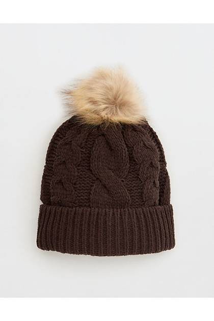 Aerie Cable Beanie Deep Earth