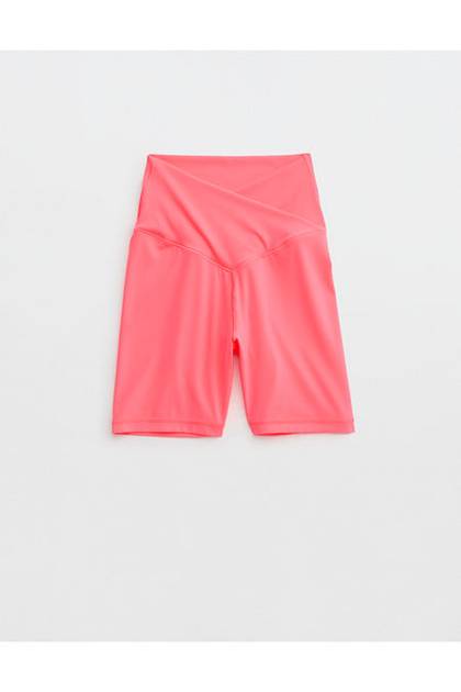 OFFLINE By Aerie Real Me Crossover High Waisted 5" Bike Short Tropadelic