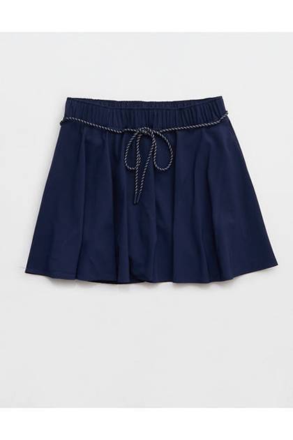 OFFLINE By Aerie Drawcord Mini Skort Royal Navy