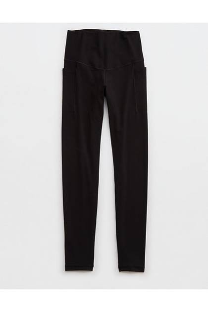 OFFLINE By Aerie Real Me XTRA High Waisted Pocket Legging True Black