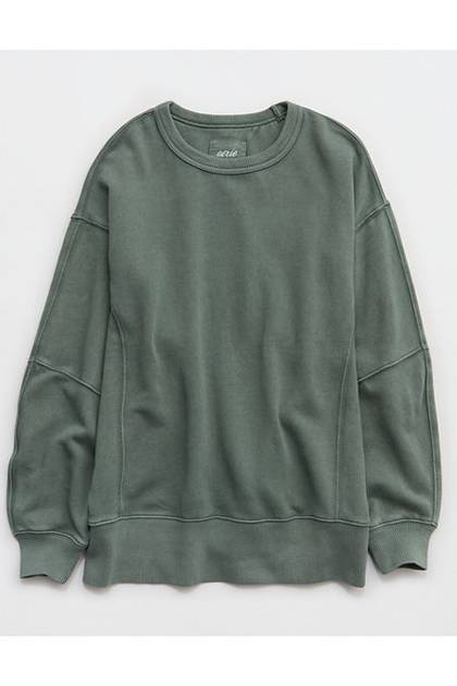 Aerie Go-To Sweatshirt Royal Palm
