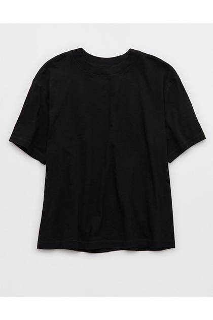 Aerie Relaxed T-Shirt True Black