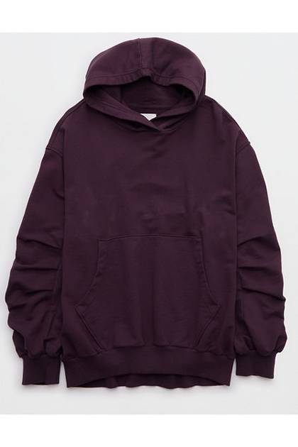 Aerie Jet Setter Hoodie Cool Berry