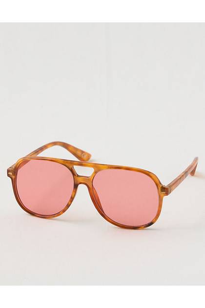 Aerie Classic Aviator Sunglasses Orange