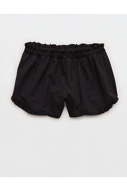 OFFLINE By Aerie 2" Ruffle Hot Stuff Short True Black