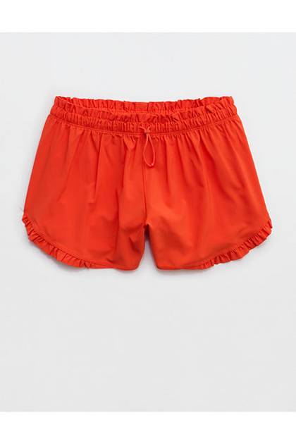 OFFLINE By Aerie 2" Ruffle Hot Stuff Short Orange Flare