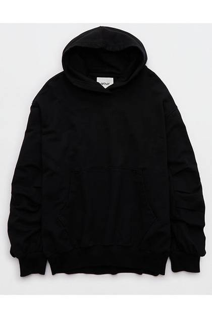 Aerie Jet Setter Hoodie True Black