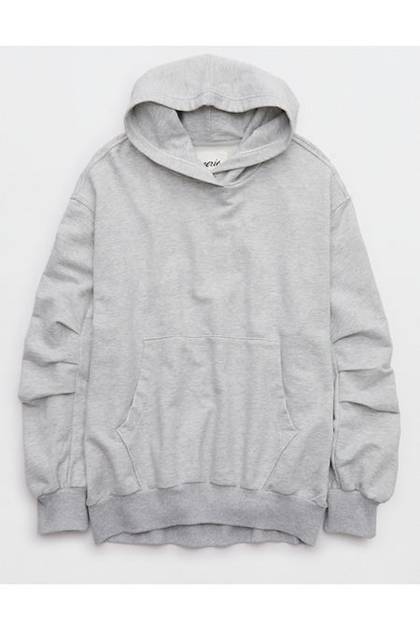 Aerie Jet Setter Hoodie Medium Heather Gray