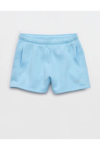 OFFLINE By Aerie 3" Cloud Fleece Short Divine Blue