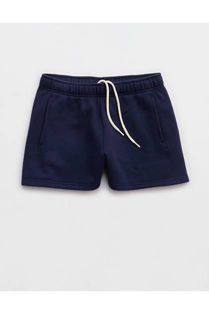 OFFLINE By Aerie 3" Cloud Fleece Short Royal Navy