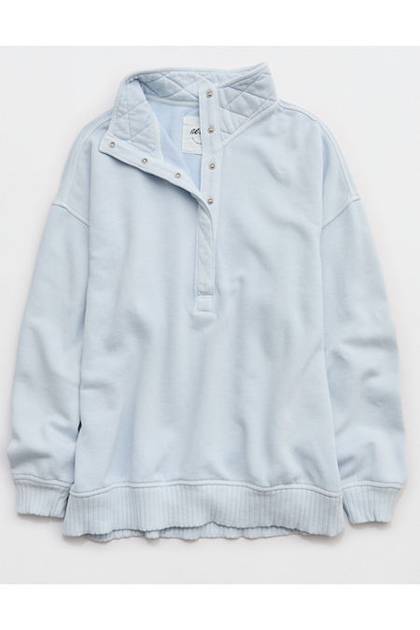 Aerie Oh Snap! Sweatshirt Misty Sky